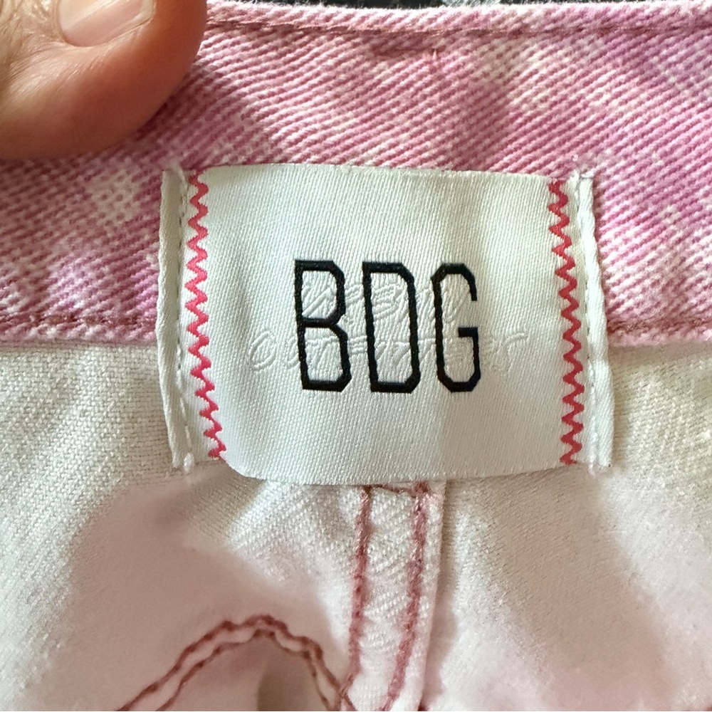 BDG Women's Light Pink Tie-dye Cowboy Jeans Size 32‎ - Picture 4 of 12